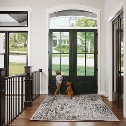 Entry door installation